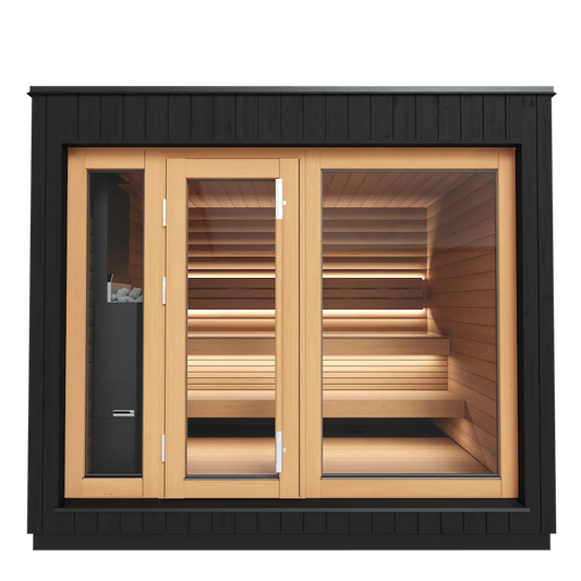 Saunum AirCube One Traditional Outdoor Sauna