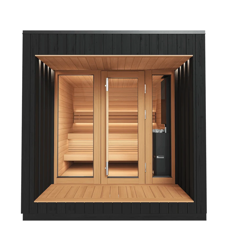 Saunum AirCube Terrace Outdoor Sauna