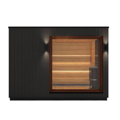 Saunum AirCube Double Traditional Outdoor Sauna